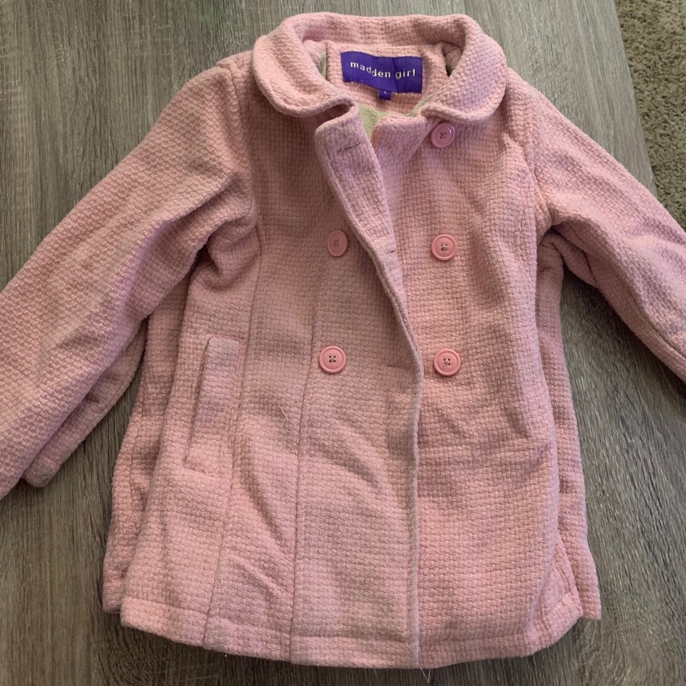 Pink girls coat